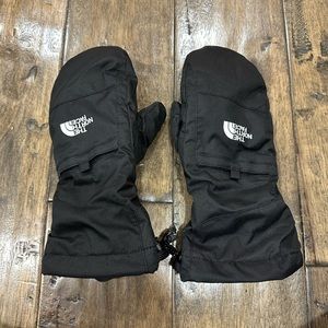 The North Face Black Kids Mittens
